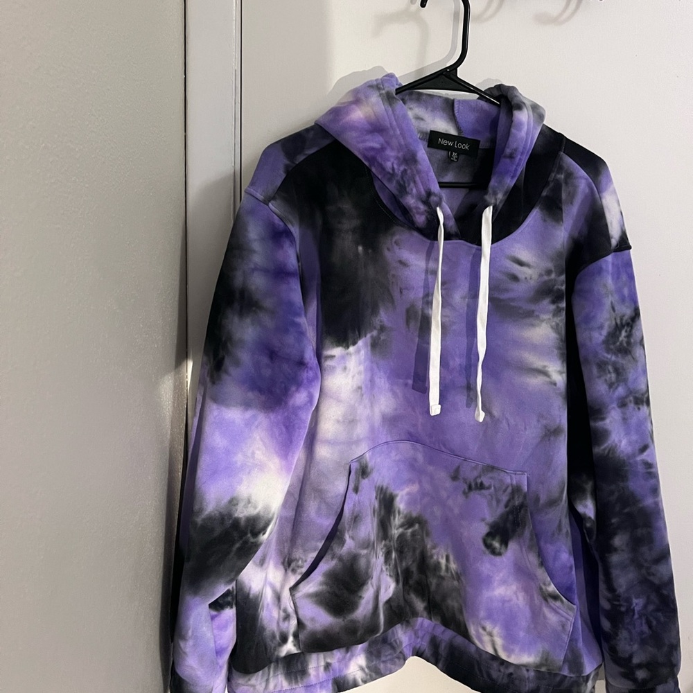 Black and Purple hoodie 3xl